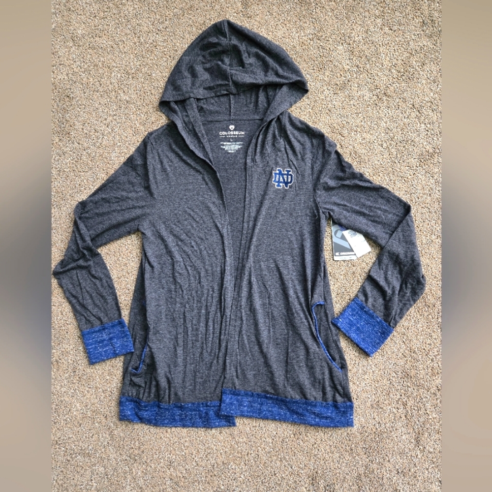 Notre Dame jersey cardigan
